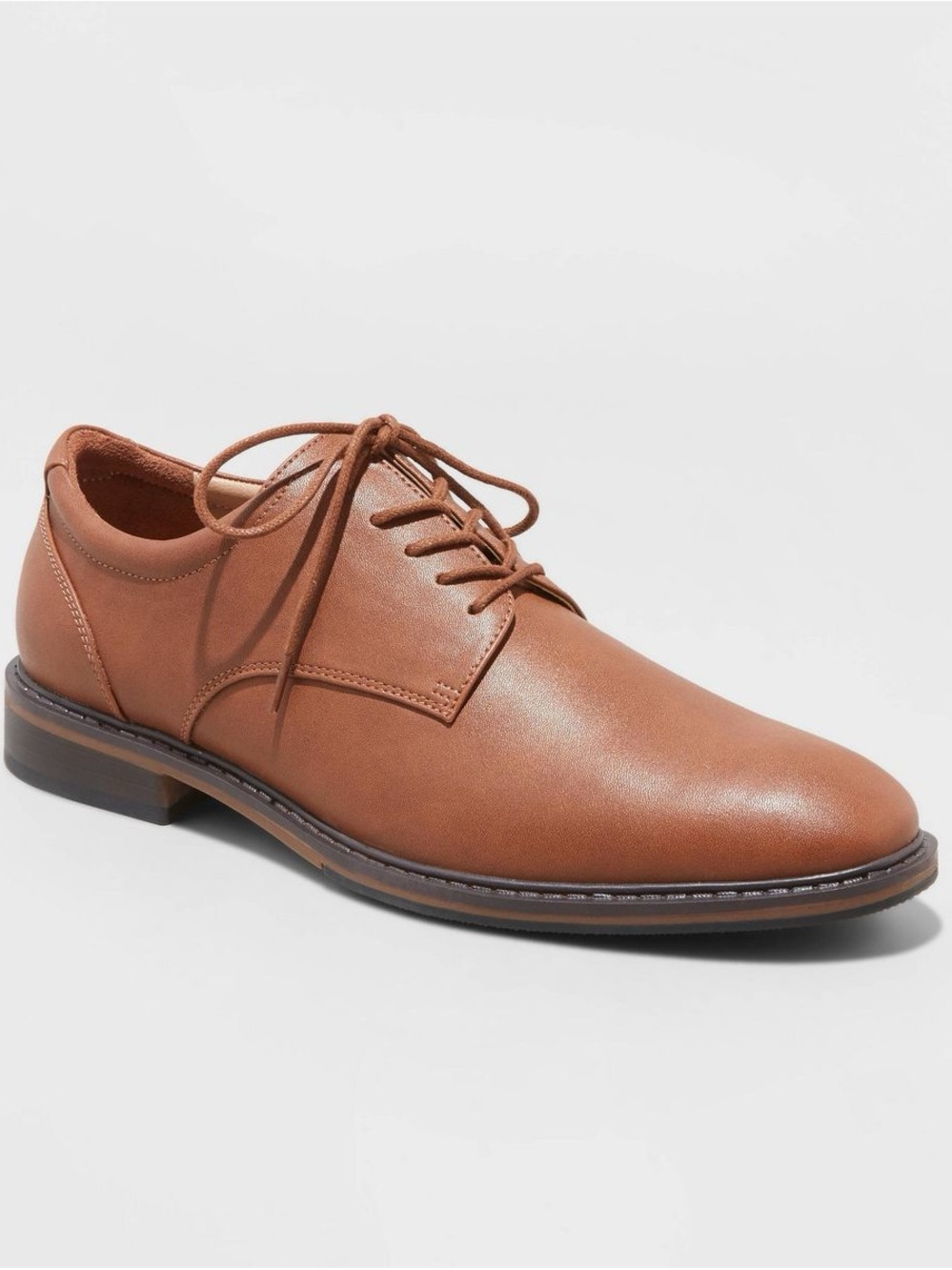 Goodfellow & Co Tan Leather Derby Lace-Up